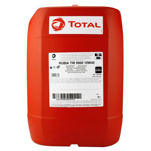 Total Rubia TIR 9900 10W-40 motorolaj, 20lit